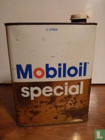 Bidon ancien d'huile Mobiloil Special