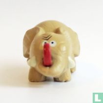 Elefant mit Zeichen