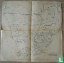 Overzichts-en spoorwegkaart van Zuid-Afrika