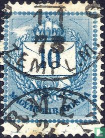 Brief, Krone und Posthorn