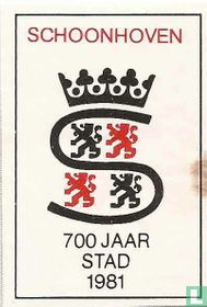 Schoonhoven 700 jaar stad - 1981