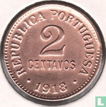 Portugal 2 centavos 1918 (bronze)