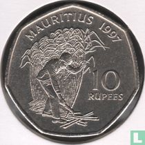 Mauritius 10 rupee 1997