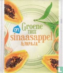 Groene Thee sinaasappel & papaja