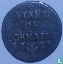 Lorraine 1 liard 1728