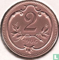 Österreich 2 Heller 1906