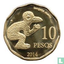 Paaseiland 10 peso 2014