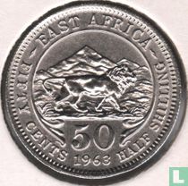 Afrique de l'Est 50 cents 1963