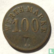 Werth-Marke 100 V.