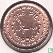 Pakistan 1 pie 1956
