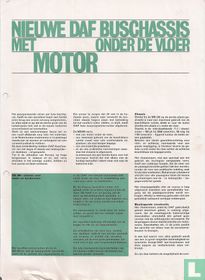 Nieuwe DAF buschassis met motor onder de vloer