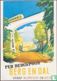 PER BERGSPOOR BERG EN DAL VANAF NIJMEGEN EN BEEK