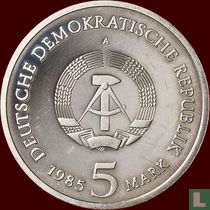DDR 5 mark 1985 "Dresden Zwinger"