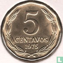Chile 5 centavos 1975