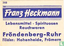 Franz Heckmann - Lebensmittel