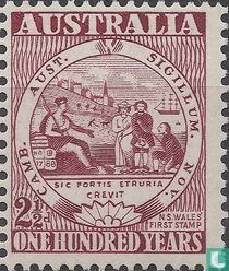 100 years stamps from Australia