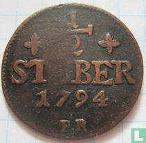 Jülich-Berg ½ stüber 1794