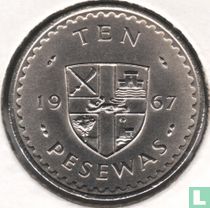 Ghana 10 Pesewa 1967