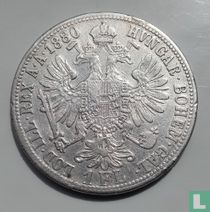 Austria 1 florin 1880
