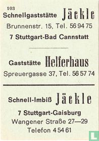 Helferhaus- Jäckle