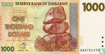 Zimbabwe 1,000 Dollars 2007