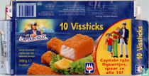 Emballage des bâtonnets de poisson Captain Iglo