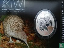 Nouvelle-Zélande 1 dollar 2016 (folder) "Great spotted kiwi"