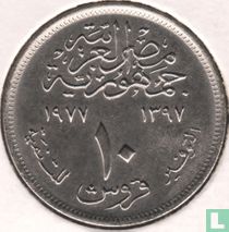 Ägypten 10 Piastre 1977 (AH1397) "FAO"