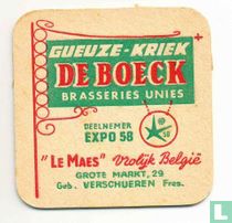 Gueuze-Kriek De Boeck deelnemer Expo 58 
