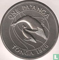 Tonga 1 pa’anga 1986 "25th anniversary of World Wildlife Fund"