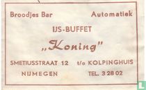 Broodjes Bar Automatiek IJs Buffet "Koning"