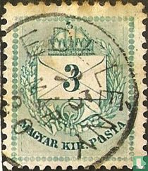 Brief, Krone und Posthorn