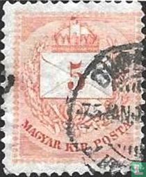 Brief, Krone und Posthorn