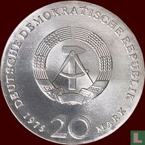 DDR 20 mark 1975 "225th anniversary Death of Johann Sebastian Bach"