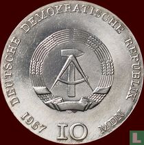 DDR 10 mark 1967 "100th anniversary Birth of Käthe Kollwitz"