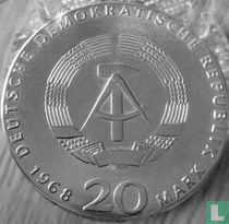 DDR 20 Mark 1968 "150th anniversary Birth of Karl Marx"