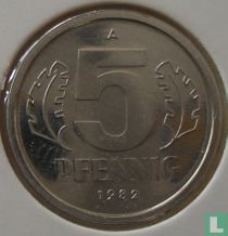DDR 5 pfennig 1982