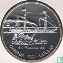 Canada 1 dollar 1991 "175th anniversary of the launching of the Steamer Frontenac"
