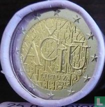 Lithuania 2 euro 2015 (roll) "470th Anniversary of the first written words in Lithuanian language"