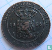 Dutch East Indies ½ cent 1858