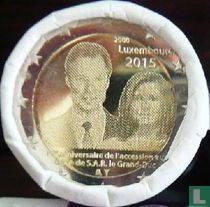 Luxemburg 2 Euro 2015 (Rolle) "15. Jahrestag der Thronbesteigung von Großherzog Henri"