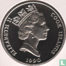 Cookeilanden 5 dollars 1990 "Tiger"