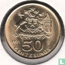 Chile 50 centésimos 1971
