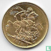 Australië 1 sovereign 1879 (Sint Joris - S)