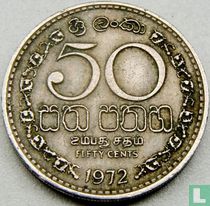 Sri Lanka 50 cents 1972