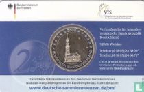 Allemagne 2 euro 2008 (coincard - J) "Hamburg"