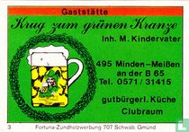 Krug zum grünen Kranze - M. Kindervater