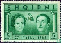 Marriage of King Zog with Countess Geraldine