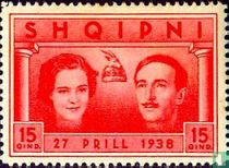 Marriage of King Zog with Countess Geraldine