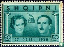 Marriage of King Zog with Countess Geraldine